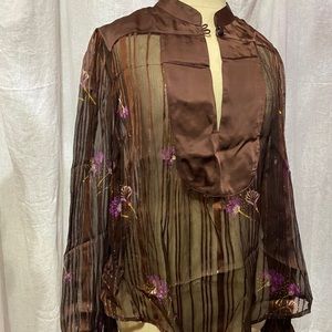 NWOT-Beautiful lurex Free People top🌄